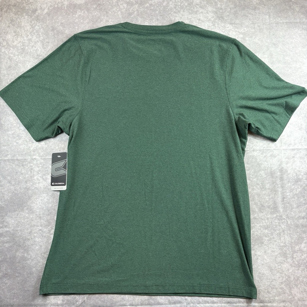 Michigan State Spartans T Shirt Mens L Green Stretch Performance Sample Rare NEW - Picture 7 of 8